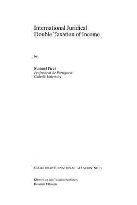 Pires |  International Judicial Double Taxation of Income | Buch |  Sack Fachmedien
