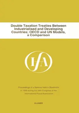  Double Taxation Treaties Between Industrialised And Developing Co | Buch |  Sack Fachmedien