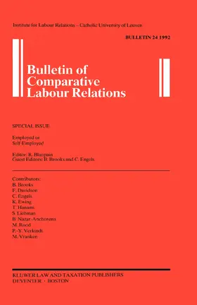 Blanpain | Bulletin of Comparative Labour Relations: Employed or Self-Employed | Buch | 978-90-6544-613-8 | sack.de
