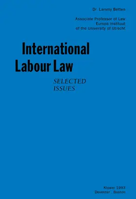 Betten |  International Labor Law | Buch |  Sack Fachmedien