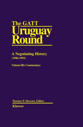 Stewart | The GATT Uruguay Round: A Negotiating History (1986-1992) | Buch | 978-90-6544-746-3 | sack.de