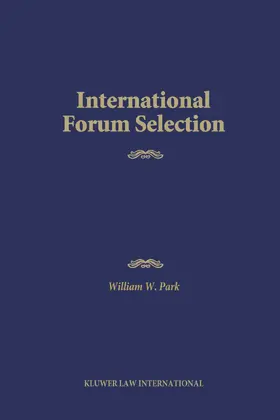 Park | International Forum Selection | Buch | 978-90-6544-883-5 | www.sack.de