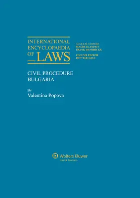 Taelman | International Encyclopaedia of Laws | Loseblattwerk | sack.de
