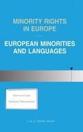 Trifunovska |  Minority Rights in Europe:European Minorities and Languages | Buch |  Sack Fachmedien