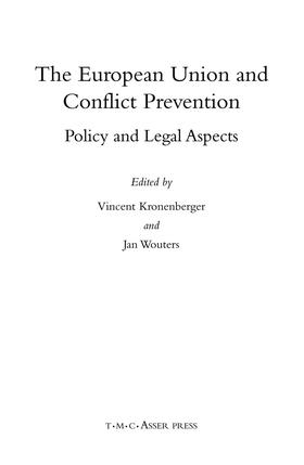 Kronenberger / Wouters | The European Union and Conflict Prevention | Buch | 978-90-6704-171-3 | sack.de