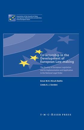 Senden / Hirsch Ballin | Co-actorship in the Development of European Law-Making | Buch | 978-90-6704-184-3 | sack.de