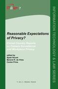 Nouwt / de Vries / Prins |  Reasonable Expectations of Privacy? | Buch |  Sack Fachmedien