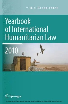 Schmitt / Arimatsu / McCormack | Yearbook of International Humanitarian Law - 2010 | E-Book | sack.de