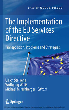 Stelkens / Weiß / Mirschberger | The Implementation of the EU Services Directive | E-Book | sack.de