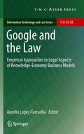 Lopez-Tarruella |  Google and the Law | eBook | Sack Fachmedien