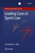 Anderson |  Leading Cases in Sports Law | Buch |  Sack Fachmedien