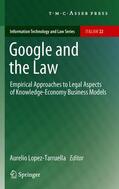 Lopez-Tarruella |  Google and the Law | Buch |  Sack Fachmedien