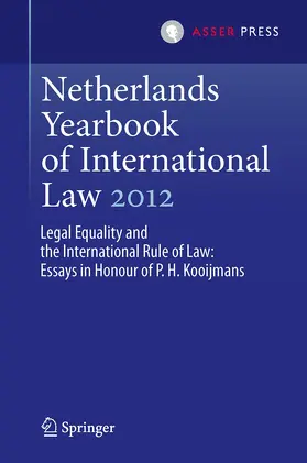 Werner / Nijman |  Netherlands Yearbook of International Law 2012 | Buch |  Sack Fachmedien