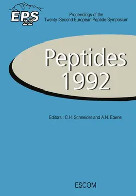 Eberle / Schneider |  Peptides 1992 | Buch |  Sack Fachmedien