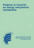 Souffrant / Metges |  Progress in Research on Energy and Protein Metabolism | Buch |  Sack Fachmedien