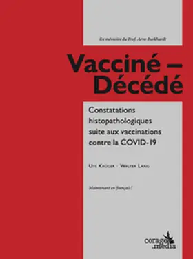 Krüger / Lang |  Vacciné - Décédé | Buch |  Sack Fachmedien