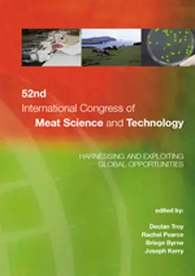 Troy / Pearce / Byrne |  52nd International Congress of Meat Science and Technology | Buch |  Sack Fachmedien
