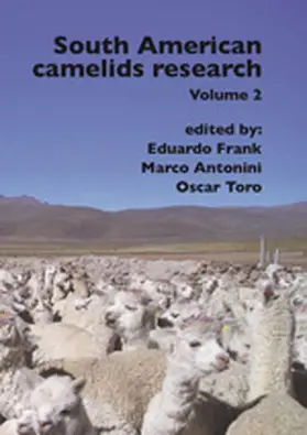 Frank / Antonini / Toro |  South American Camelids Research | Buch |  Sack Fachmedien