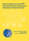  Book of Abstracts of the 66th Annual Meeting of the European Association for Animal Production | Buch |  Sack Fachmedien