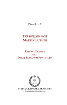 Leo X / Persson |  Två bullor mot Martin Luther | Buch |  Sack Fachmedien