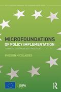 Nicolaides |  Microfoundations of Policy Implementation | Buch |  Sack Fachmedien