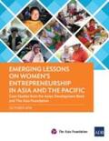  Emerging Lessons on Women's Entrepreneurship in Asia and the Pacific | Buch |  Sack Fachmedien