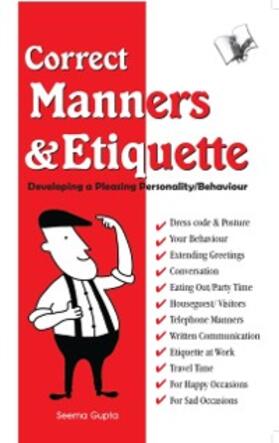 Gupta | Correct Manners And Etiquette | E-Book | sack.de