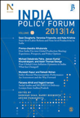 Shah / Bosworth / Panagariya | India Policy Forum 2013-14 | Buch | 978-93-5150-055-1 | sack.de