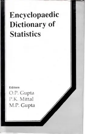 Gupta / Mittal |  Encyclopaedic Dictionary Of Statistics | eBook | Sack Fachmedien