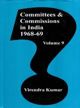 Kumar |  Committees and Commissions in India 1968-69 | eBook | Sack Fachmedien