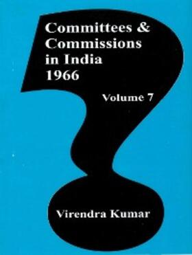 Kumar |  Committies And Commissions In India 1947-73 (1966) | eBook | Sack Fachmedien