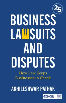 Pathak |  Business Lawsuits and Disputes | Buch |  Sack Fachmedien