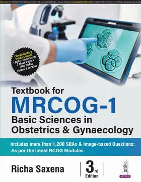 Saxena |  Textbook for MRCOG-1 | Buch |  Sack Fachmedien