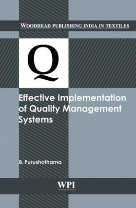 Purushothama | Effective Implementation of Quality Management Systems | Buch | 978-93-80308-03-6 | sack.de