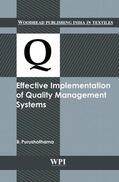 Purushothama |  Effective Implementation of Quality Management Systems | Buch |  Sack Fachmedien