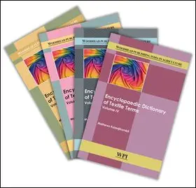 Mathews / Kolanjikombil |  Encyclopaedic Dictionary of Textile Terms: Four Volume Set | Buch |  Sack Fachmedien