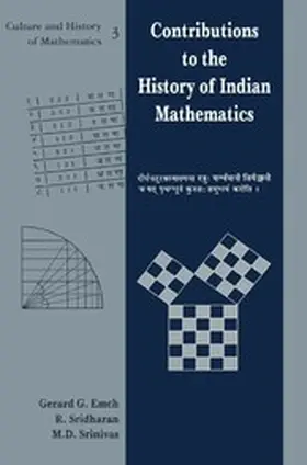 Emch / Sridharan / Srinivas |  Contributions to the History of Indian Mathematics | eBook | Sack Fachmedien