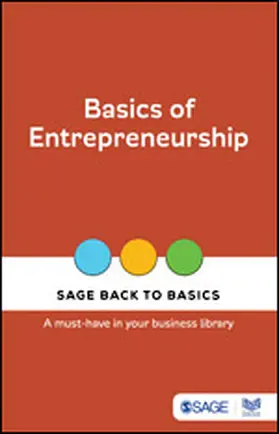 SAGE Publications India Pvt. Ltd |  Basics of Entrepreneurship | Buch |  Sack Fachmedien