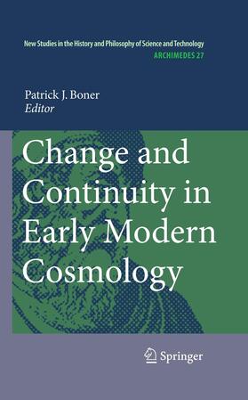 Bonner |  Change and Continuity in Early Modern Cosmology | Buch |  Sack Fachmedien