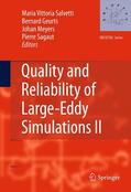 Salvetti / Geurts / Meyers |  Quality and Reliability of Large-Eddy Simulations II | Buch |  Sack Fachmedien