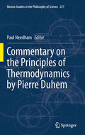 Needham |  Commentary on the Principles of Thermodynamics by Pierre Duhem | eBook | Sack Fachmedien