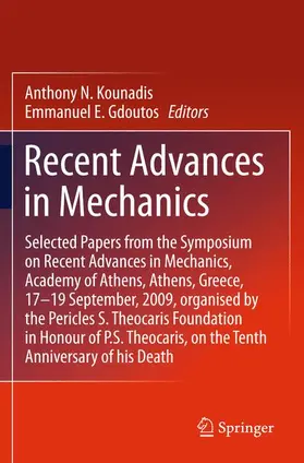 Kounadis / Gdoutos |  Recent Advances in Mechanics | Buch |  Sack Fachmedien
