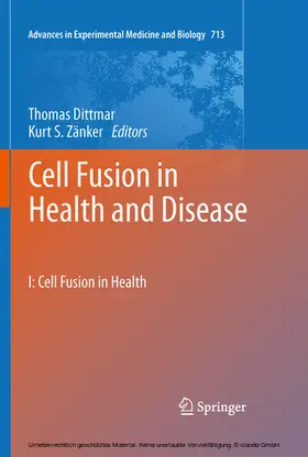 Dittmar / Zänker |  Cell Fusion in Health and Disease | eBook | Sack Fachmedien