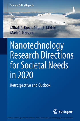 Roco / Mirkin / Hersam | Nanotechnology Research Directions for Societal Needs in 2020 | E-Book | sack.de