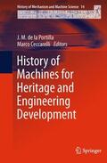 Ceccarelli / de la Portilla |  History of Machines for Heritage and Engineering Development | Buch |  Sack Fachmedien