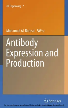 Al-Rubeai |  Antibody Expression and Production | eBook | Sack Fachmedien