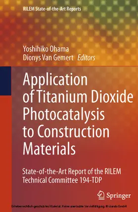 Ohama / Van Gemert | Application of Titanium Dioxide Photocatalysis to Construction Materials | E-Book | sack.de