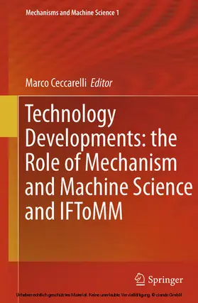 Ceccarelli |  Technology Developments: the Role of Mechanism and Machine Science and IFToMM | eBook | Sack Fachmedien