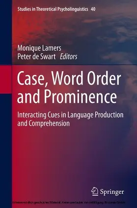Lamers / de Swart |  Case, Word Order and Prominence | eBook | Sack Fachmedien