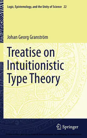 Granström | Treatise on Intuitionistic Type Theory | E-Book | www.sack.de